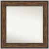 Amanti Art Bronze Bathroom Mirror for Over Sink, 34x34 Ballroom Bronze Square Vanity Mirror, Large Traditional Frame, Hangs Horizonally and Vertically, Bathroom Wall Decor, Non-Beveled Edge view 1