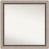 Amanti Art Silver Bathroom Mirror for Over Sink, 30x30 Lyla Ornate Silver Square Vanity Mirror, Large Traditional Frame, Hangs Horizonally and Vertically, Bathroom Wall Decor, Non-Beveled Edge view 1