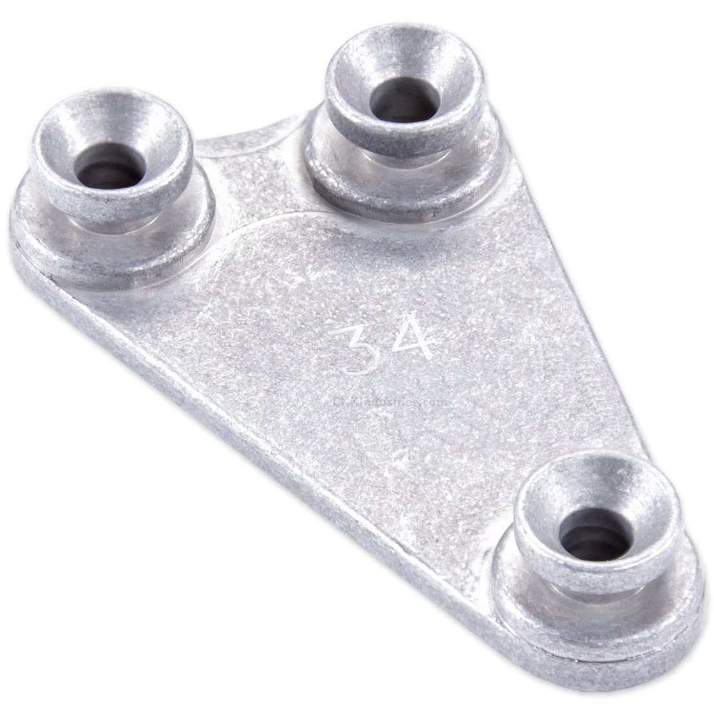 RTI 34 Hanger - Compatible with LH OSH & XST and RH SOC Holsters - (Brushed Aluminum)