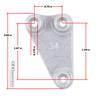 RTI 34 Hanger - Compatible with LH OSH & XST and RH SOC Holsters - (Brushed Aluminum) view 3