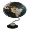 Monaco 9" Diameter Globe, USA Cartography with Mountain Relief, Sturdy Metal and Black Designer Black Ocean Globe Ball. The 9" diameter Monaco globe features the best of modern and European styling. The black ocean globe is highlighted by colorful co view 1