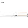 Cooking Chopsticks, Stainless Steel Sushi Chopstick Reusable Long Chopsticks Japanese Chopstick with Wood Handle for Hot Pot Frying(L) view 4