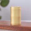 UPTALY 2 pcs 100% Brass Toothpick Holders (Bottle Shape + Bamboo Shape), Thicken Tooth Picks Container (Gold Color), Countertop Toothpick Storage Box, Copper Toothpick Dispensers view 4