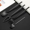 40 Black Hangable Silverware Set for 10 Include Spoons Forks Knifes Teaspoons 18/10 Stainless Steel Hanging Flatware Set Kitchen Wedding Restaurant Cutlery Utensil Set Delicate Tableware view 3