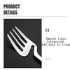 40 Black Hangable Silverware Set for 10 Include Spoons Forks Knifes Teaspoons 18/10 Stainless Steel Hanging Flatware Set Kitchen Wedding Restaurant Cutlery Utensil Set Delicate Tableware view 4