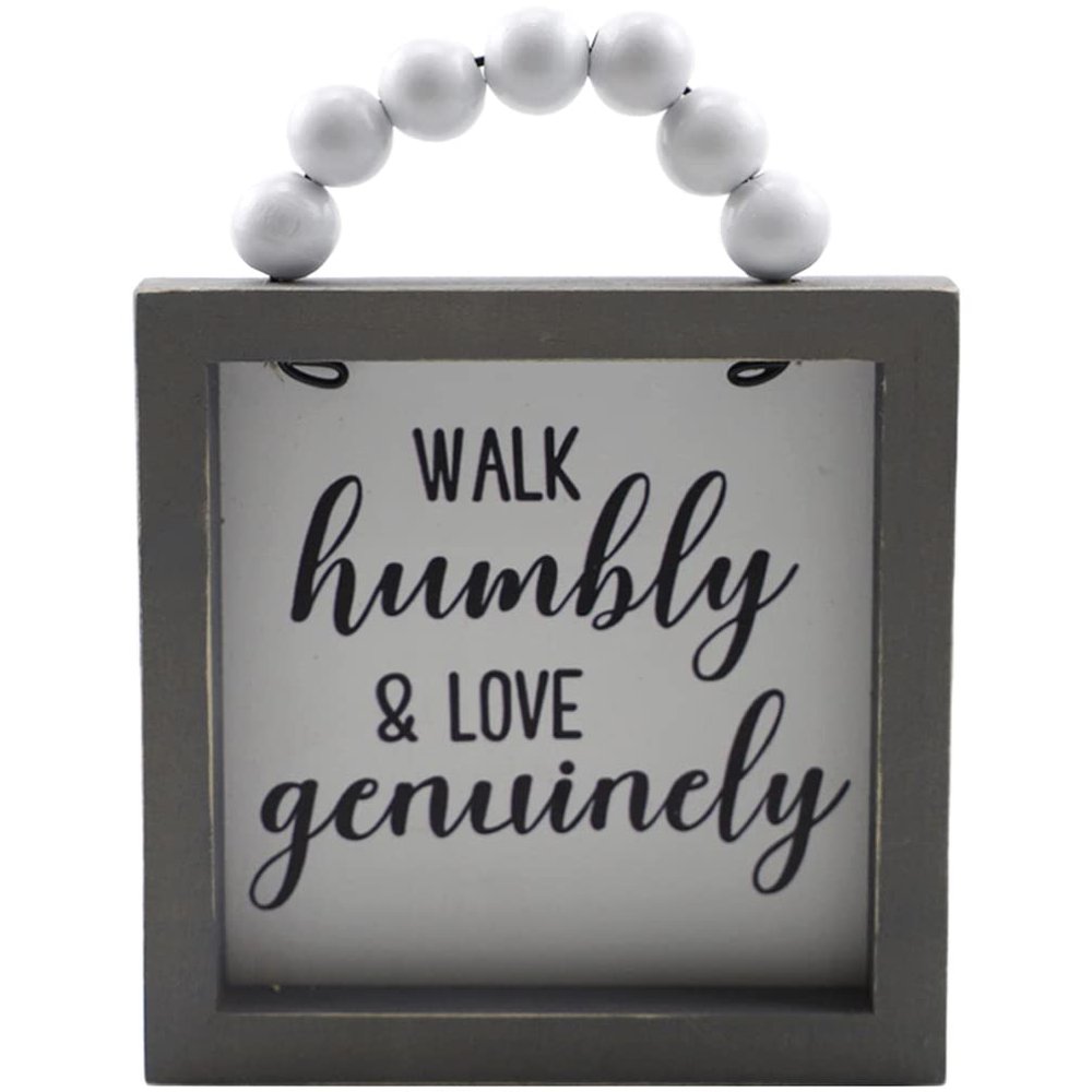 DECHOUS Modern Farmhouse Decor Rustic Wall Decor Wooden Letter Board Hanging Sign