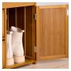 TOMYEUS Shoes Shelf Shoe Rack 2 Tier Shoe Bench with Seat Bench Storage Organiser Holder 39.3 * 11.8 * 18.1 Inch Stackable Shoe Rack view 4