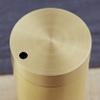 UPTALY 2 pcs 100% Brass Toothpick Holders (Cylindrical Shape, Large+Small), Thicken Tooth Picks Container (Gold Color), Countertop Toothpick Storage Box, Copper Toothpick Dispensers view 4