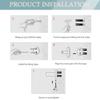 Bathroom Accessories Stainless Steel Polished Towel Shelf Toilet Paper Holder Soap Holder Towel Rack Toothbrush Holder Robe Hook,soap dish view 4