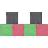 Zerodeko 2sets Reusable Snack Bags Washable Food Storage Bags Grey Green Tpu for Snacks Desserts Travel Use view 1