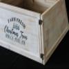 Whitewashed Wooden Christmas Tree Box/Tree Collar view 2