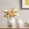 Flower Vase for Home Decor Modern Vase Vase White Ceramic Decorative Dried Flowers Fake Flower Desktop Home Hydroponic Home Decoration view 3