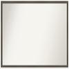 Amanti Art Grey Bathroom Mirror for Over Sink, 26x38 Svelte Clay Grey Rectangle Vanity Mirror, Large Modern Wood Frame, Hangs Horizonally and Vertically, Bathroom Wall Decor, Non-Beveled Edge view 1