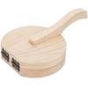 Homoyoyo Wooden Dumpling Wrapper Pressing Tool Kitchen Dumpling Maker for Home Use Efficient Presser for Restaurants and Breakfast Shops Creates Uniform Wrappers view 1