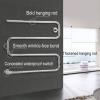 MSUDGH Bathroom Wall Heater Towel Warmer,Electric Towel Warmer Rail, 304 Stainless Steel Wall Mount Towel Warmer Drying Rack for Bathroom Chrome Polished 69.5  63  8.5 inch view 2