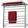 Bathroom Wall Heater Towel Warmer,Electric Heated Towel Rack, Towel Heater Modern Wall Mounted with Top Shelf for Bathroom with On/Off Switch Bathroom Accessories (Color : Hardwire) (Plugin) view 1