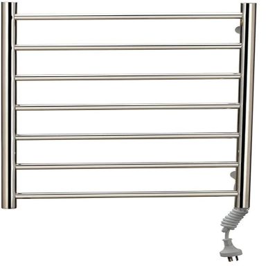Bathroom Wall Heater Towel Warmer,Electric Towel Warmer, Modern Towel Drying Rack Heated Towel Rail Bathroom Radiator, Constant Temperature Heating, Round Tube Design (201# 450 * 600mm)