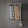 Bathroom Wall Heater Towel Warmer,Electric Towel Warmer, Modern Towel Drying Rack Heated Towel Rail Bathroom Radiator, Constant Temperature Heating, Round Tube Design (201# 450 * 600mm) view 4