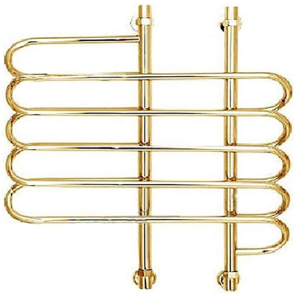 Bathroom Wall Heater Electric Towel Warmer, Wall Mount Heated Towel Drying Rack 304 Stainless Steel Hot Towel Warmer for Bathroom, Polished, 23.62" L X 5.1-2" W X 31.5" H,Plugin (Size : HardWire)