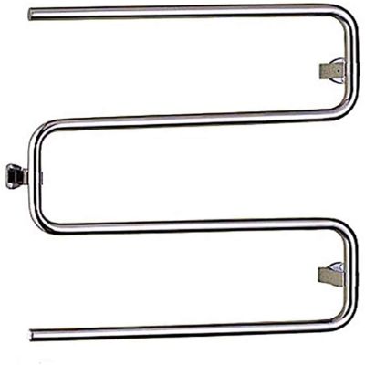 Bathroom Wall Heater Wall Mounted Electric Towel Rail, Stainless Steel Heated Towel Warmer Rack Portable Heated Towel Drying Rack 25.6 x 21.65 x 3.94 inch,Plug in (Color : Plug in) (Hard Wiring )
