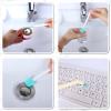 XINRUI 16 Pcs Small Household Cleaning Brushes, Deep Detail Crevice Cleaner Brush Crevice Cleaning Tool 8 in 1 Cleaner Brush for Small Holes Corner Space Keyboard Bottle Tile view 4