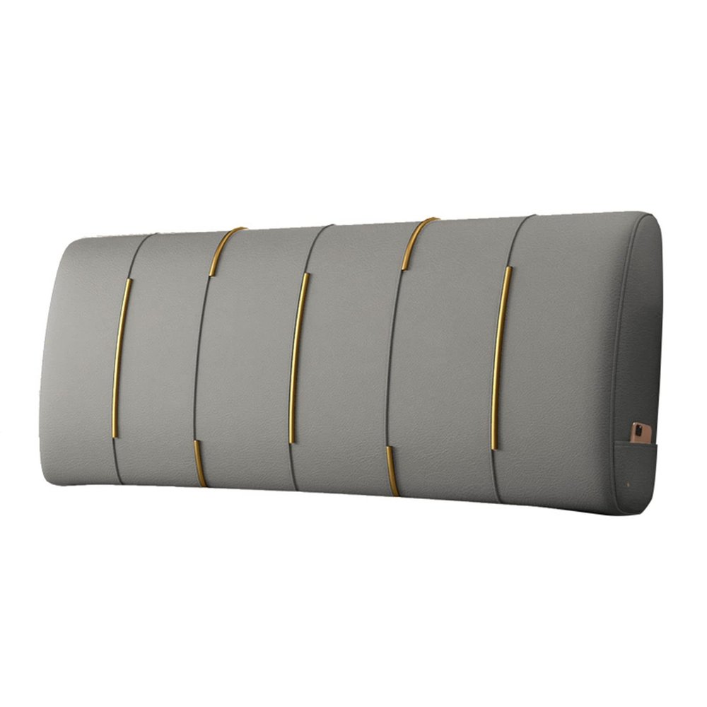 Bed Rest Reading Pillow Large Headboard Backrest Wedge Pillow Positioning Support Daybed Pillow Lumbar Pad Upholstered with Removable Headboard Cover,A,No headboard Queen 59"
