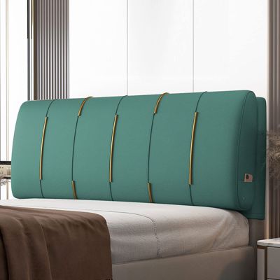 Bed Rest Reading Pillow Large Headboard Backrest Wedge Pillow Positioning Support Daybed Pillow Lumbar Pad Upholstered with Removable Headboard Cover,B,No headboard Queen 59"