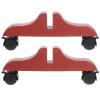 Zerodeko 2pcs Room Partition Support Brackets with Wheels Rolling Divider Base Thickened Screen Feet for Folding Screens Practical and Convenient for Use view 1