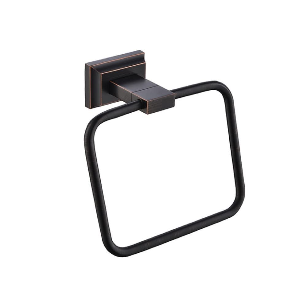 Black Bathroom Towel Rack Towel Hanger Wall Mount Bathroom Accessories Toilet Paper Holder Brush Holder Soap Plate Glass Cup Set,towel ring