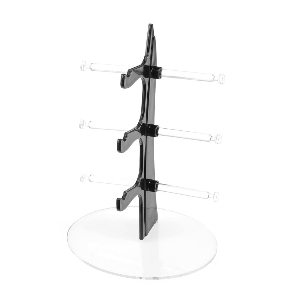 Zerodeko Sailboat-Shaped Eyeglass Display Stand Sunglasses Holder for Home and Shop Storage Organizer for Eyewear and Accessories Black