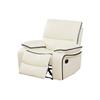 A Ainehome Furniture Living Room Reclining Sofa Sets Vegan Leather Luxury Recliner Sofa Office Recliner Couch and loveseat and Chair for Living Room(B-Creamy White,Chair) view 1