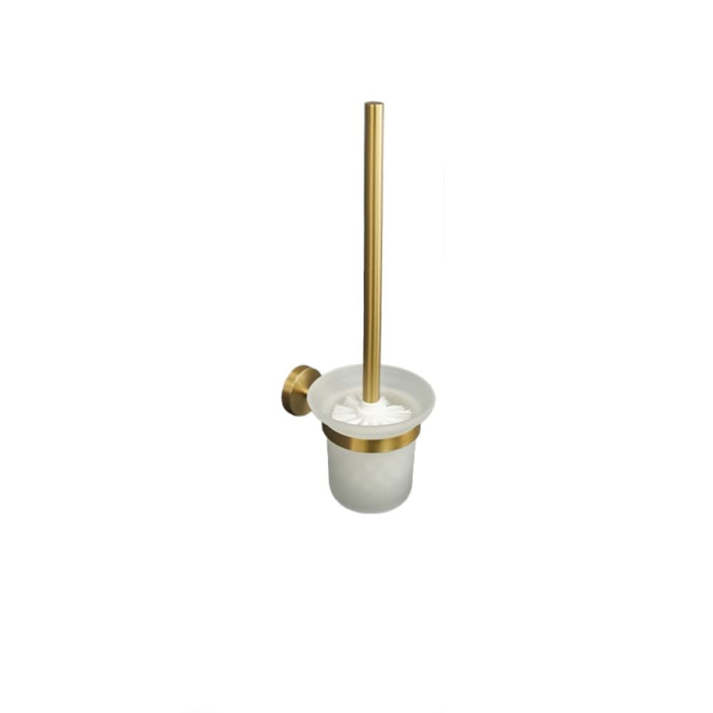 Gold Brushed Bathroom Accessories Hardware Set Towel Bar Rail Paper Holder Robe Hook Soap Dish Towel Hanger Shelf Toilet Brush,toilet brush holder