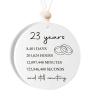 23rd Wax Wedding for Couple Wife Husband 23 Years Marriage Gift for Him Her view 1