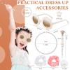 Yilloog 20 Pcs Flower Girl Proposal Gifts Box Set Water Bottle Tumbler Round Glasses Necklace Pearl Bracelet Will You Be My Flower Girl for Wedding(White) view 3