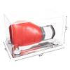 Better Display Cases Versatile Acrylic Clear Display Case - Medium Rectangle Box with White Risers and Mirror Base 14" x 8" x 8.5" (A011/V16) view 2