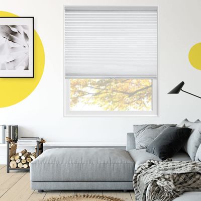 YELLOW BLINDS Cellular Shades, Window Blinds for Room, Window Coverings for Home Decor Series, Otter Grey(Light Filtering), 72" W x 72" H
