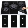 Stove Protector Liners, 5 Hole Gas Stove Pad, Reusable Gas Burner Covers, Washable Gas Stove Protective Cover, Cleaning Anti-Dirty Pad view 1