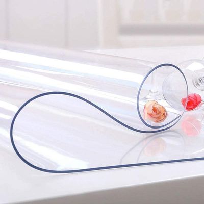LENG Kitchen Table Protector Clear Tablecloths Waterproof Table Cover Rectangle Desk Mat PVC Table Cloth Easy to Clean Thick 1.0/1.5/2.0/3.0mm (Color : 2.0mm, Size : 100x120cm/39 * 47in)