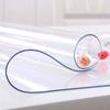 LENG Kitchen Table Protector Clear Tablecloths Waterproof Table Cover Rectangle Desk Mat PVC Table Cloth Easy to Clean Thick 1.0/1.5/2.0/3.0mm (Color : 3.0mm, Size : 90x90cm/35 * 35in) view 1
