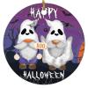 2022 Halloween Ornaments 3 Inch Funny Gnome Ceramic Ornament Boo Skull Ghost Hat Bats Night Before Christmas Tree Hanging Ornament Two Sides Printed Gothic Halloween Keepsake Gift view 1