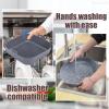 Golden Associate Silicone Liners Square for 8 to 8.5 inch Air Fryer, 2 Pcs Non-stick Food-grade Reusable Basket Baking Tray Airfryer Accessories view 4