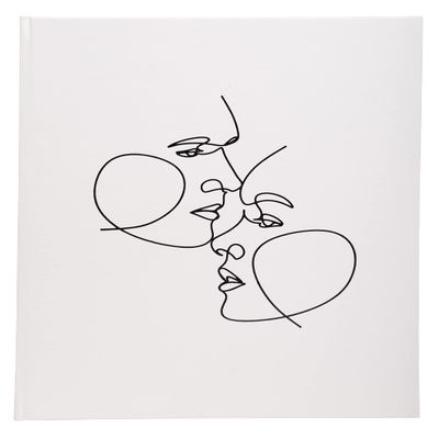 EXACOMPTA Guest Book, Off-White, Vertical