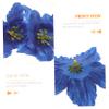 Ciieeo 7pcs Glittering Christmas Flower Decor Artificial Floral Adornments for Holiday Decorations Elegant Faux Cedar Flowers for Festive Atmosphere view 3