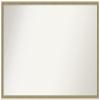 Amanti Art Champagne Bathroom Mirror for Over Sink, 25x37 Lucie Champagne Rectangle Vanity Mirror, Large Modern Wood Frame, Hangs Horizonally and Vertically, Bathroom Wall Decor, Non-Beveled Edge view 1