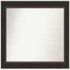 Amanti Art Bronze Bathroom Mirror for Over Sink, 33x44 Milano Bronze Rectangle Vanity Mirror, X-Large Casual Wood Frame, Hangs Horizonally and Vertically, Bathroom Wall Decor, Non-Beveled Edge view 1