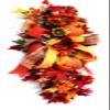 Fall wreath, Sunflower swag for front door, Fall wreath kitchen, farmhouse decorations view 4