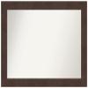 Amanti Art Brown Bathroom Mirror for Over Sink, 29x41 Wildwood Brown Rectangle Vanity Mirror, Large Country Rustic Frame, Hangs Horizonally and Vertically, Bathroom Wall Decor, Non-Beveled Edge view 1