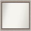 Amanti Art Silver Bathroom Mirror for Over Sink, 31x42 Lyla Ornate Silver Rectangle Vanity Mirror, X-Large Traditional Frame, Hangs Horizonally and Vertically, Bathroom Wall Decor, Non-Beveled Edge view 1