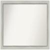 Amanti Art Silver Bathroom Mirror for Over Sink, 31x42 Flair Silver Patina Rectangle Vanity Mirror, X-Large Traditional Frame, Hangs Horizonally and Vertically, Bathroom Wall Decor, Non-Beveled Edge view 1