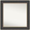 Amanti Art Black Bathroom Mirror for Over Sink, 32x32 Thomas Black Bronze Square Vanity Mirror, Large Traditional Frame, Hangs Horizonally and Vertically, Bathroom Wall Decor, Non-Beveled Edge view 1